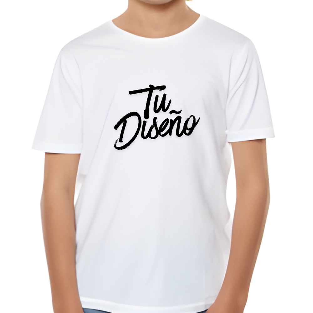 Remera modal niño sublimada